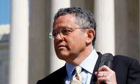 Jeffrey Toobin leaves the Supreme Court in Washington, on March 27, 2012.