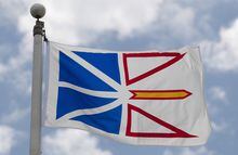 Newfoundland and Labrador's provincial flag in Ottawa, Friday, July 3, 2020. The union that represents more than 800 faculty members at Memorial University of Newfoundland says a strike is almost inevitable as of Monday morning. THE CANADIAN PRESS/Adrian Wyld