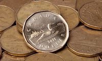 Canadian dollar coins are pictured in Vancouver, Sept. 22, 2011.&nbsp; THE CANADIAN PRESS/Jonathan Hayward