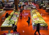 Loblaw Companies Ltd. reported its fourth-quarter profit more than doubled compared with a year ago, boosted by a one-time gain related to a Supreme Court decision on a tax case. People shop at a Loblaws store in Toronto on Thursday, May 3, 2018.&nbsp; THE CANADIAN PRESS/Nathan Denette