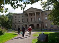 Tourists visit Province House in Charlottetown, on Sept. 27, 2013.