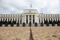 The Federal Reserve building is pictured in Washington on Aug. 22, 2018.