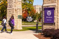 Western University is the site of a COVID-19 outbreak were more than 40 students having tested positive for the virus. THE CANADIAN PRESS IMAGES/Mark Spowart