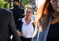 Tamara Lich arrives for her trial at the courthouse in Ottawa, on Monday, Sept. 11, 2023. Lich and fellow Freedom Convoy organizer Chris Barber are charged with mischief, obstructing police, counselling others to commit mischief and intimidation. THE CANADIAN PRESS/Justin Tang