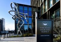 FILE PHOTO: The exterior of EMA, European Medicines Agency is seen in Amsterdam, Netherlands December 18, 2020. REUTERS/Piroschka van de Wouw/File Photo