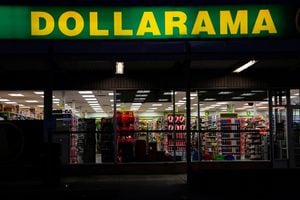 FILE PHOTO: A Dollarama store is pictured in Toronto, Ontario, Canada, June 5, 2018. REUTERS/Carlo Allegri/File Photo