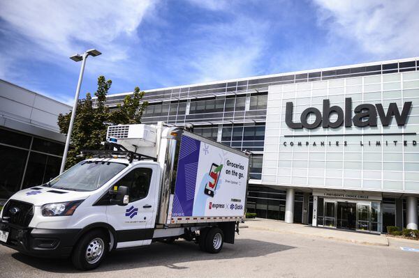 Loblaw places self-driving supply vans on Canadian roads for first time