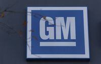 FILE PHOTO: The GM logo is seen at the General Motors Lansing Grand River Assembly Plant in Lansing, Michigan October 26, 2015. REUTERS/Rebecca Cook/File Photo