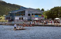 The Royal St. John's Regatta at Quidi Vidi Lake in St. John's, N.L., on Thursday, Aug. 5, 2021. Women and men will row the same course lengths at the Royal St. John's Regatta this summer for the first time in the race's 203-year history. THE CANADIAN PRESS/Paul Daly