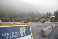 The base of the Sea to Sky Gondola is pictured in Squamish, B.C. Monday, Sept. 14, 2020. RCMP say they are ready to release new details about two acts of vandalism against the privately owned tourist attraction. THE CANADIAN PRESS/Jonathan Hayward