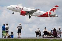 An Air Canada Rouge jet takes off from Trudeau Airport in Montreal, Thursday, June 30, 2022. Air Canada is cutting more than 15 per cent of its scheduled flights in July and August as airports face lengthy delays and cancellations amid an overwhelming travel resurgence. THE CANADIAN PRESS/Graham Hughes