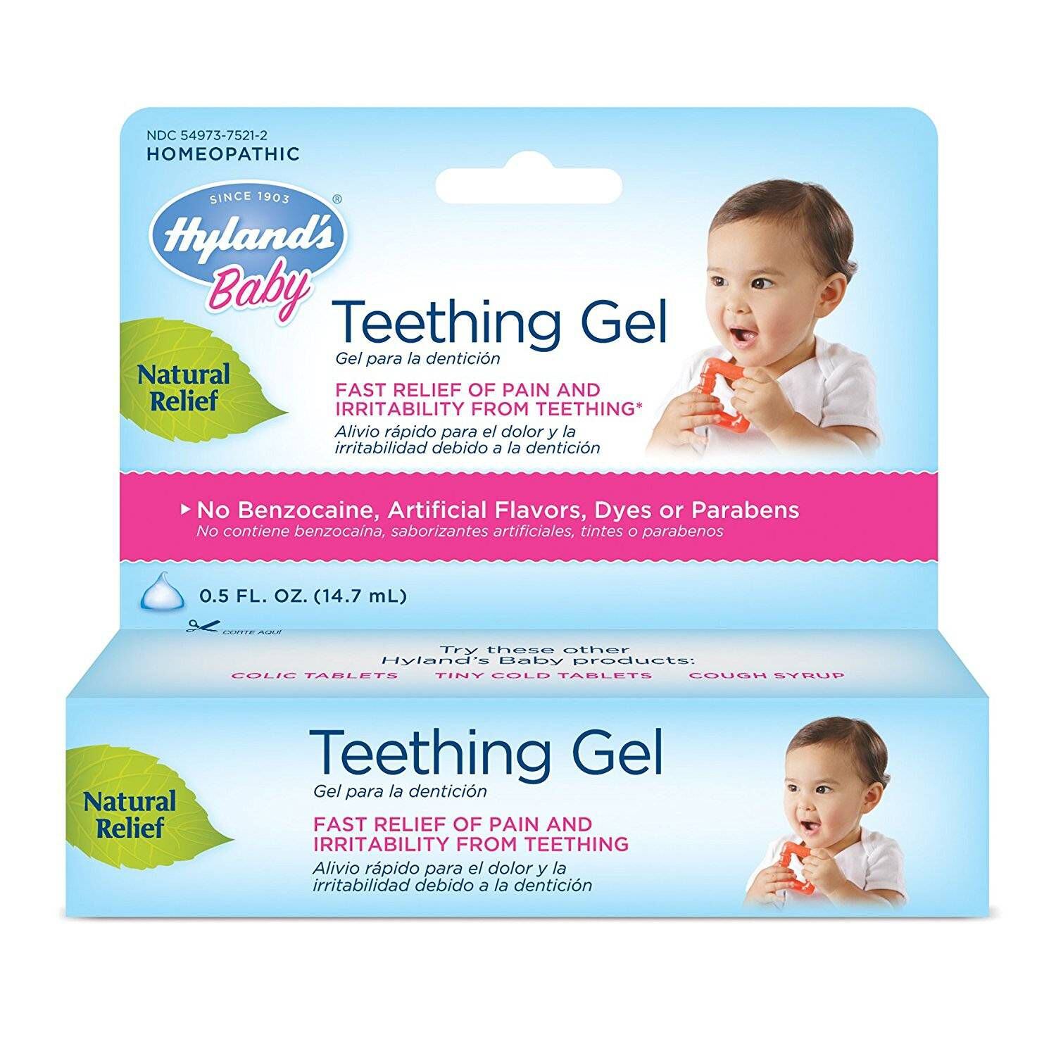 Hyland's Baby Teething Gel Teeth Infant Pain 