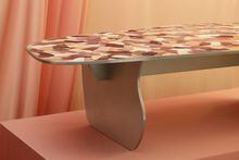Aluminium table with Totomoxtle marquetry. Q+A with designer Fernando Laposse in advance of his Interior Design Show appearance in Toronto