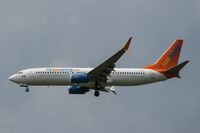 A Sunwing Boeing 737-800 passenger plane prepares to land at Pearson International Airport in Toronto on Wednesday, August 2, 2017.&nbsp;&nbsp;In the wake of a wild party on a Sunwing Airlines flight from Montreal to Cancun, Mexico, flight attendants are demanding stronger action from government and carriers to ensure health and safety on board amid the Omicron surge.THE CANADIAN PRESS/Christopher Katsarov
