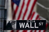 FILE - In this Nov. 23, 2020 file photo, a street sign is displayed at the New York Stock Exchange in New York. Stocks are opening lower on Wall Street Friday, July 30, 2021, putting the S&P 500 back in the red for the week. (AP Photo/Seth Wenig, File)