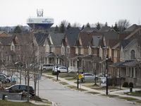 Homes on Sherman Brock Circle in Newmarket, Ont. are photographed on Mar 30, 2021. Fred Lum/The Globe and Mail