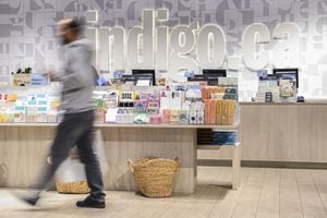 People browse books at an Indigo store in Toronto, on Friday, September 23, 2022. (Christopher Katsarov/The Globe and Mail)