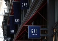 SAN FRANCISCO, CALIFORNIA - AUGUST 18: A sign is posted in front of the GAP flagship store on August 18, 2020 in San Francisco, California. Gap Inc. announced that they will permanently close its flagship store in San Francisco and all but one store in the city due to a drop in retail sales as the coronavirus COVID-19 pandemic continues. (Photo by Justin Sullivan/Getty Images)