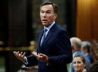 Minister of Finance Bill Morneau answers a question in the House of Commons on Parliament Hill in Ottawa, on July 8, 2020.