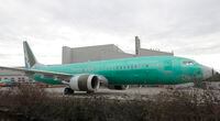 A Boeing 737 MAX 8 sits parked at Boeing Co.'s Renton Assembly Plant on March 11, 2019, in Renton, Wash.