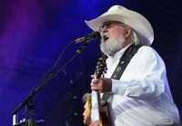 Charlie Daniels performs during the Kicker Country Stampede at Tuttle Creek State Park, in Manhattan, Kansas, on June 22, 2018.