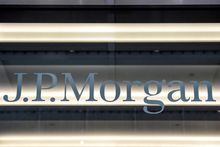 FILE PHOTO: A JPMorgan logo is seen in New York City, U.S., January 10, 2017. REUTERS/Stephanie Keith