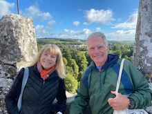 Tales from the Golden Age - Canadian Joanne Stuart, now based in Mexico, with husband Jim Stuart 
This photo taken at Blarney Castle in Ireland during a trip in September 2022