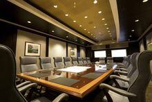 A stock photo of a corporate boardroom.