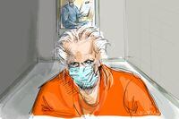 Canadian fashion mogul Peter Nygard is shown in this courtroom sketch in Toronto on Thursday Jan. 6, 2022.&nbsp;The bail hearing for Canadian fashion mogul Peter Nygard will continue next week.&nbsp;THE CANADIAN PRESS/Alexandra Newbould