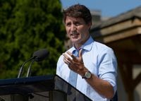 In Niagara-on-the-Lake, Ont., on Aug. 14, 2019, Prime Minister Justin Trudeau said he would not fire any officials involved in the efforts to overturn the SNC decision, saying the government has learned lessons.