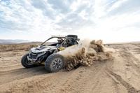 The all-new Can-Am Maverick R boasts unrivaled power, suspension performance, and dual-clutch transmission gearbox. Credit: BRP Inc.