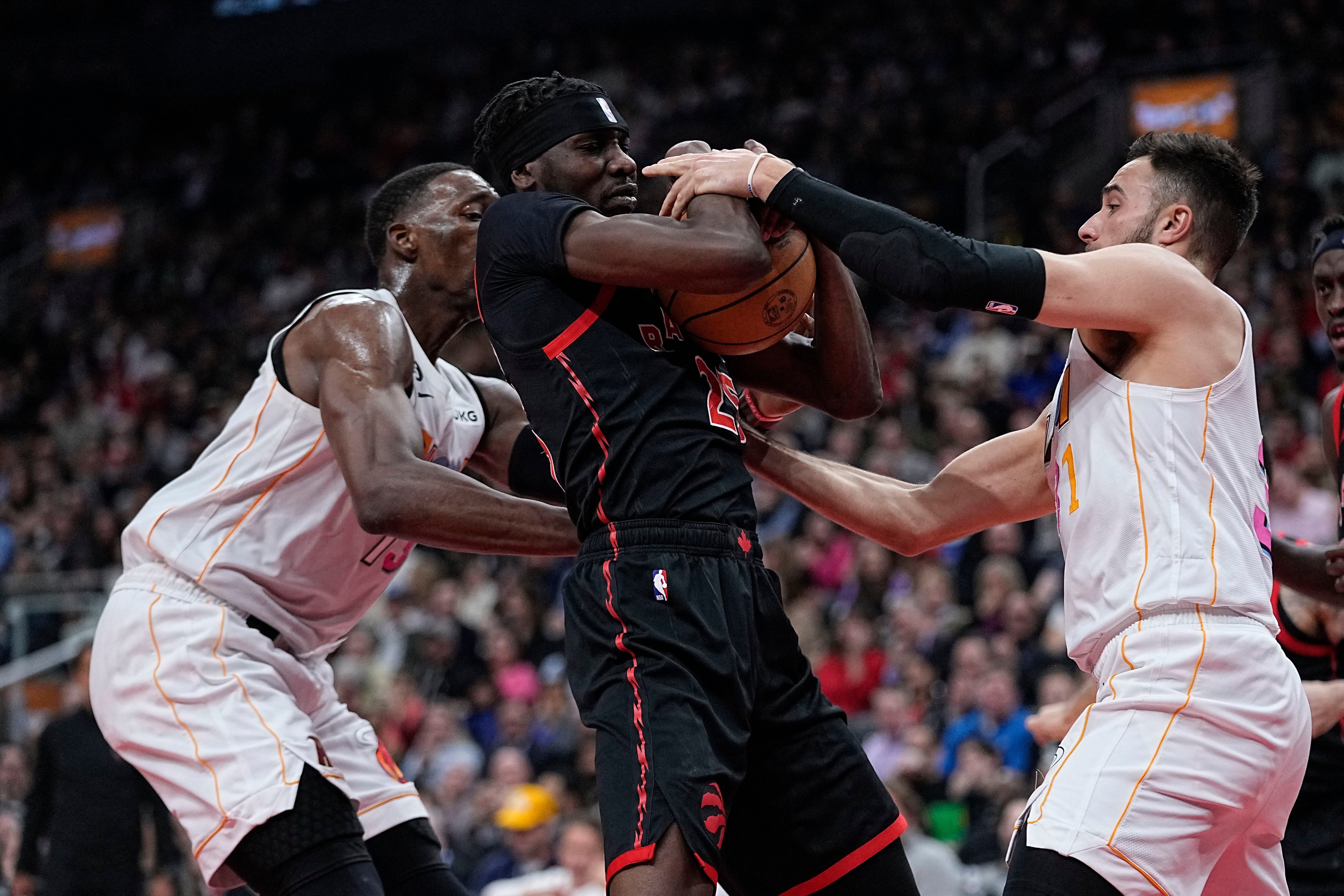Barnes's double-double leads Raptors past Heat 106-92 as Toronto gains  ground in East - The Globe and Mail