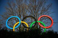 The Olympic Rings logo is pictured in front of the headquarters of the International Olympic Committee (IOC) in Lausanne on March 18, 2020, as doubts increase over whether Tokyo can safely host the summer Games amid the spread of the COVID-19. - Olympic chiefs acknowledged on March 18, 2020 there was no "ideal" solution to staging the Tokyo Olympics amid a backlash from athletes as the deadly coronavirus pandemic swept the globe. The Tokyo Olympics are scheduled to run between July 24 and August 9, 2020. (Photo by Fabrice COFFRINI / AFP) (Photo by FABRICE COFFRINI/AFP via Getty Images)