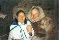Norman Hallendy with Inuk elder Oksurallik on Baffin IslandPhotos of Norman Hallendy, an amateur ethnographer who had a fascination with the Arctic and wrote several books about the lives and culture of the Inuit