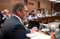 House of Commons on Access to Information, Privacy and Ethics Chair Bob Zimmer waits to begin the committee meeting on Parliament Hill in Ottawa, Wednesday August 21, 2019. THE CANADIAN PRESS/Adrian Wyld