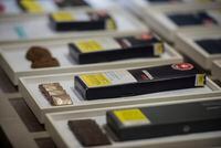 Chocolate edibles available for authorized retailers are displayed at the Ontario Cannabis Store in Toronto on January 3, 2020. THE CANADIAN PRESS/Tijana Martin