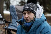 Non-binary Montrealer Alexe Frédéric Migneault, shown in Quebec City on Tuesday, Nov.21, 2023, is on day six of a hunger strike to pressure Quebec's public health insurance board to add a third gender option to its health cards.THE CANADIAN PRESS/Jacques Boissinot