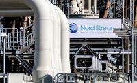 FILE PHOTO: Pipes at the landfall facilities of the Nord Stream 1 gas pipeline are pictured in Lubmin, Germany, March 8, 2022. REUTERS/Hannibal Hanschke