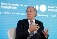 Ray Dalio, founder, co-chief investment officer and co-chairman of Bridgewater Associates, speaks at the 2019 New Economy Forum in Beijing, China November 21, 2019. REUTERS/Jason Lee