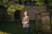 The novelist Barbara Kingsolver at her home in Meadowview, Va., on Sep. 13, 2022. She was born and continues to live in Appalachia, a region she is devoted to and knows deeply. (Mike Belleme/The New York Times)