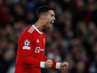 Soccer Football - Champions League - Group F - Manchester United v Atalanta - Old Trafford, Manchester, Britain - October 20, 2021 Manchester United's Cristiano Ronaldo celebrates after the match REUTERS/Phil Noble     TPX IMAGES OF THE DAY