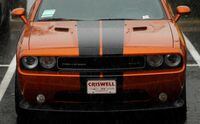 FILE PHOTO: A Dodge Challenger is shown at the Criswell Chrysler-Dodge-Jeep-Fiat-Ram truck dealership in Gaithersburg, Maryland October 2, 2012. Chrysler Group LLC, the smallest U.S. automaker, showed a 12 percent jump in sales to 142,041, marking its best September since 2007.  REUTERS/Gary Cameron    (UNITED STATES - Tags: TRANSPORT BUSINESS)/File Photo