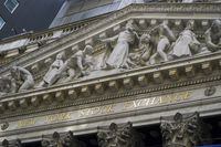 The New York Stock Exchange building is seen, Tuesday, Sept. 27.