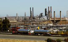 Chevron Corp's refinery is shown in Richmond, California Aug. 7, 2012.