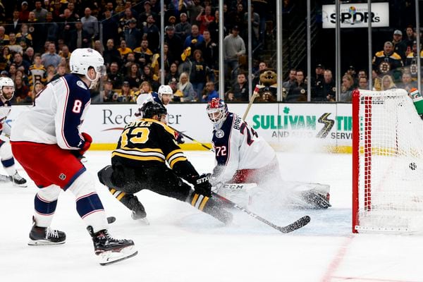 Charlie Coyle Scores OT Game-Winner as Bruins Beat Blue Jackets 3-2 in Game  1, News, Scores, Highlights, Stats, and Rumors