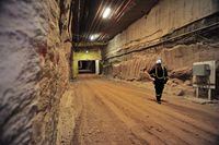 An entry to the tunnels is seen at Nutrien's Cory potash mine near Saskatoon, Saskatchewan, Canada August 12, 2019.  REUTERS/Nayan Sthankiya