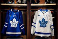 The Toronto Maple Leafs announced that Dairy Farmers of Ontario's "Milk" patch, as shown in this handout image, will appear on all the team's game sweaters starting this NHL season.  THE CANADIAN PRESS/HO-Toronto Maple Leafs **MANDATORY CREDIT**