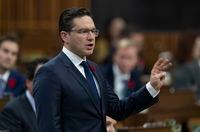 Conservative Leader Pierre Poilievre speaks following the fall economic statement in the House of Commons, in Ottawa, Thursday, Nov. 3, 2022. THE CANADIAN PRESS/Adrian Wyld