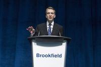 Brookfield Asset Management Inc. CEO Bruce Flatt attends the company's AGM in Toronto on May 6, 2015. THE CANADIAN PRESS/Chris Young