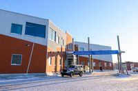 The Qikiqtani General Hospital is shown in Iqaluit on Wednesday, Jan. 19, 2022. Former laboratory technologists in Iqaluit say their not receiving a $10,000 bonus given to Nunavut nursing staff led them to resign after years of burnout and a lack of support. THE CANADIAN PRESS/Dustin Patar